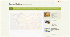 Desktop Screenshot of czechcuisine.net